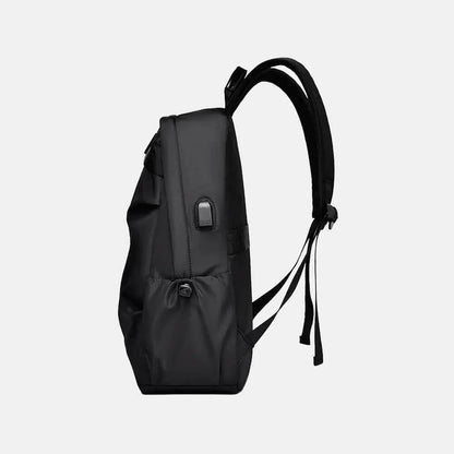 Mochila Adulto Lona Resinada Preta