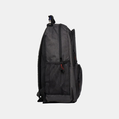 Mochila Adulto Cinza - lateral