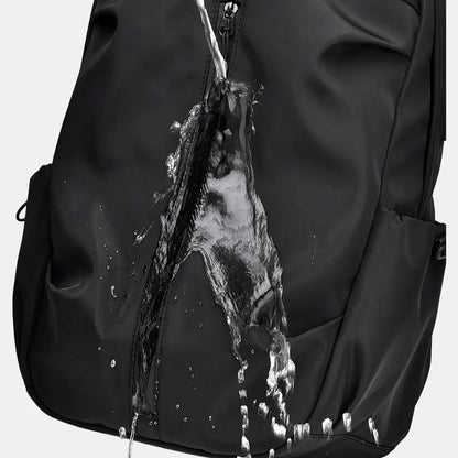 Mochila Adulto Lona Resinada Preta