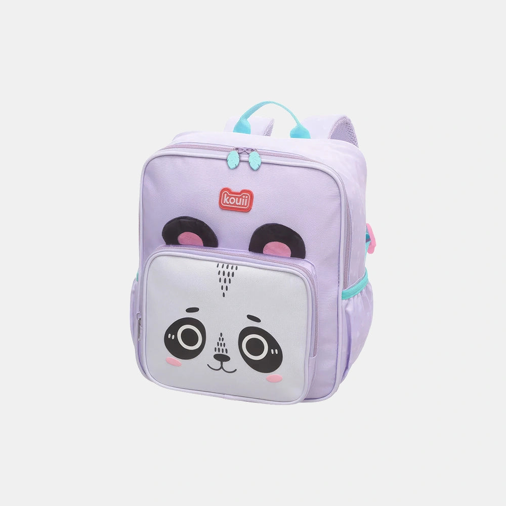 Mochila Baby Panda Roxo - frente
