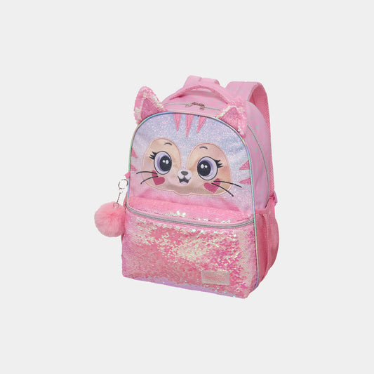 Mochila Infantil Gatinha Rosa - Pacific