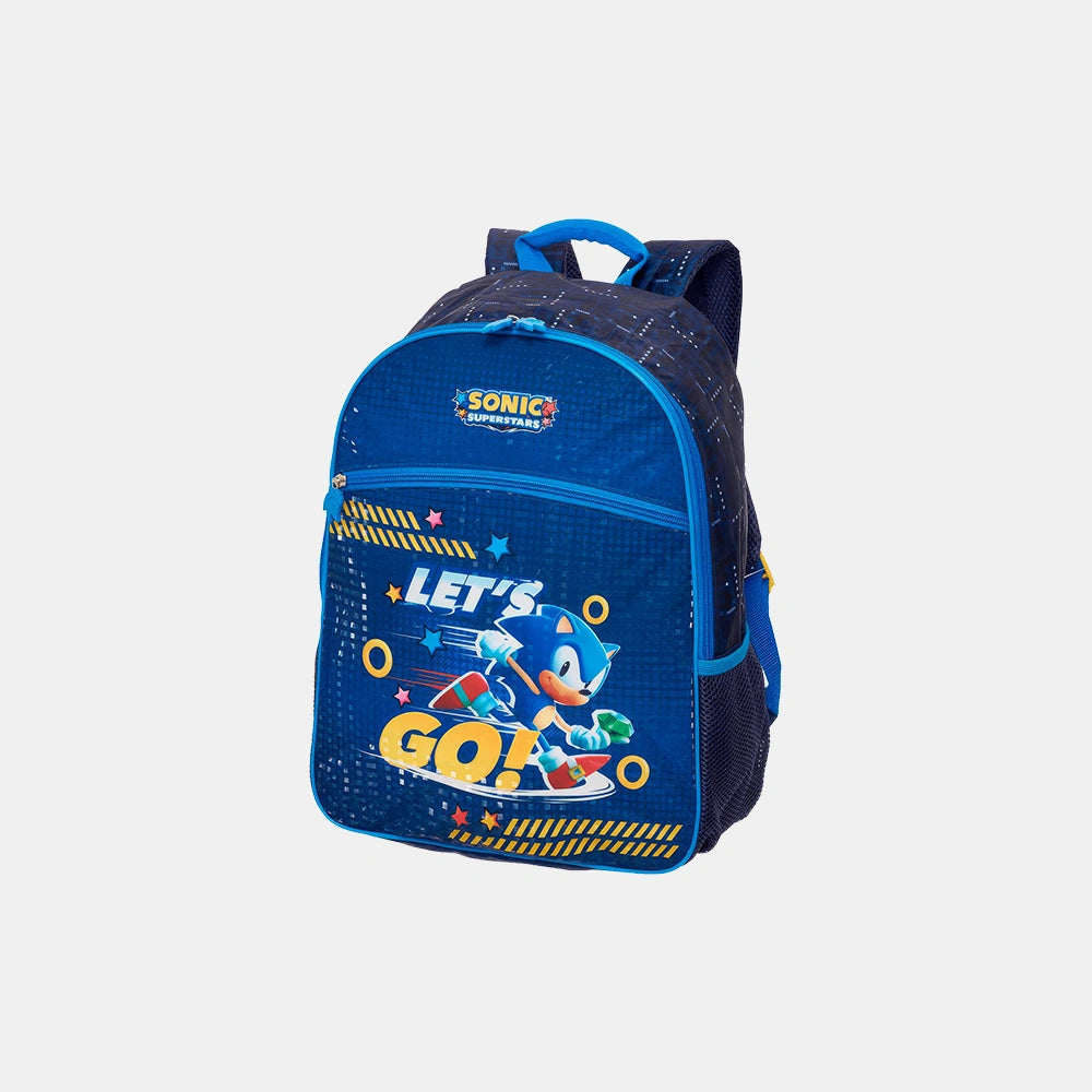 Mochila Infantil Sonic Let's Go - frente