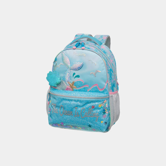 Mochila Infantil Sereia Azul - Pacific
