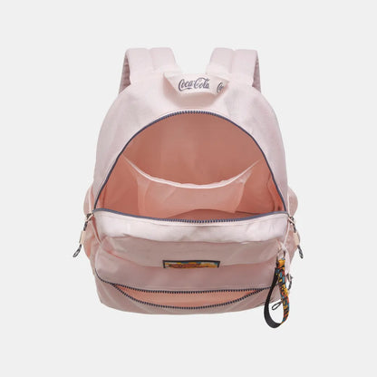 Mochila Juvenil Coca-Cola Rosa