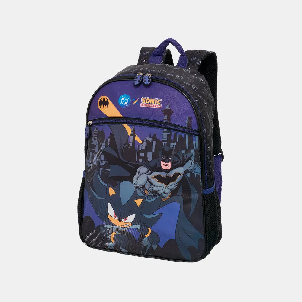 Mochila Infantil Sonic e Batman