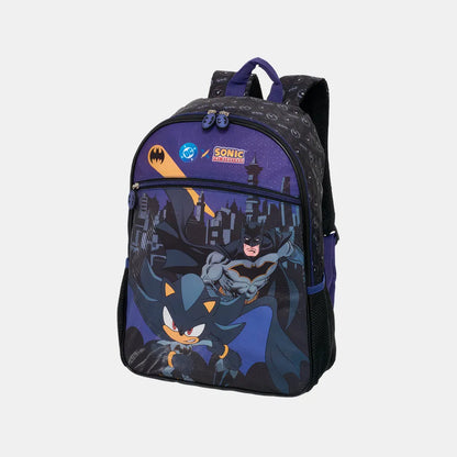 Mochila Infantil Sonic e Batman