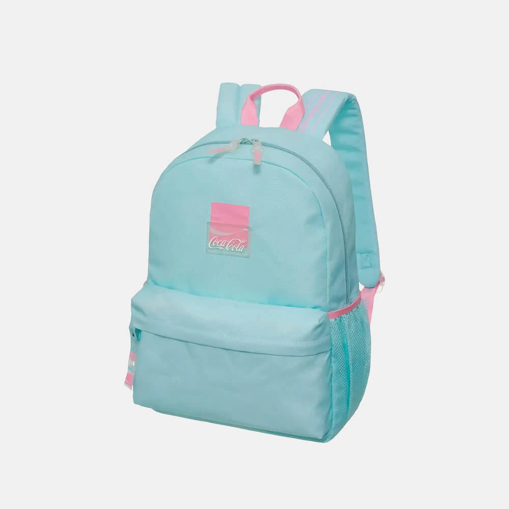 Mochila Juvenil Coca-Cola Flow Azul