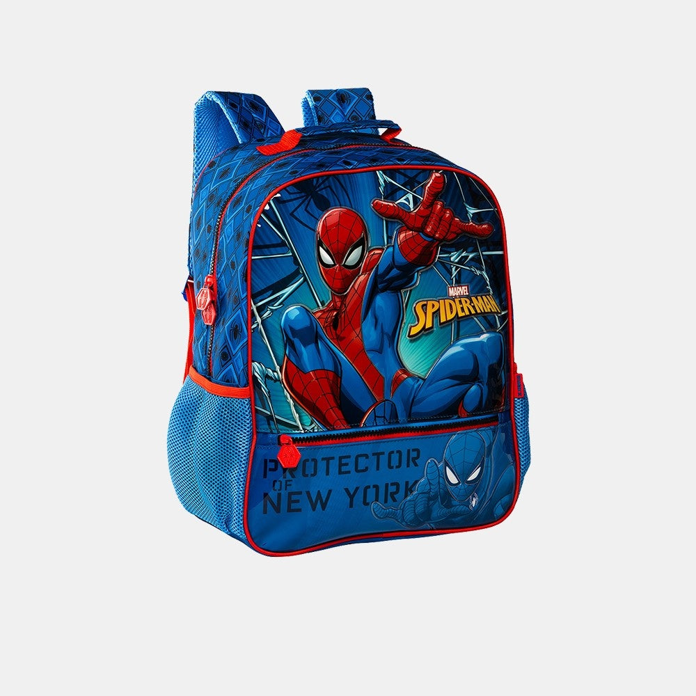 Mochila Infantil Homem Aranha Azul