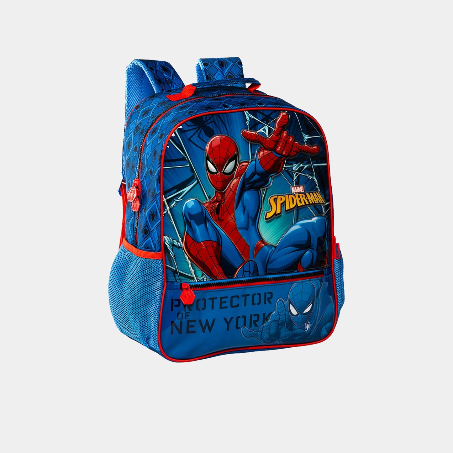 Mochila Infantil Homem Aranha Azul