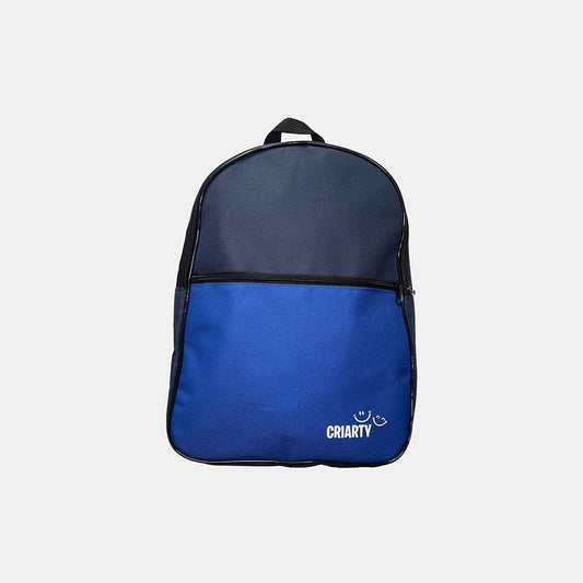 Mochila escolar Criarty - Azul Liso