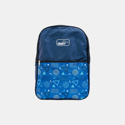 Mochila Infantil Criarty - Azul Triângulo