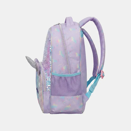 Mochila Kids Unicórnio com Lantejoulas