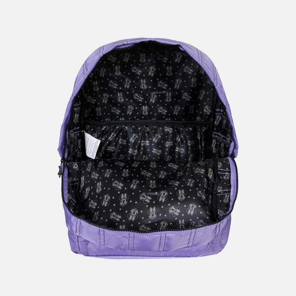 Mochila Juvenil Minnie Lilás