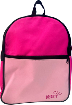 Mochila escolar Criarty - Rosa Liso