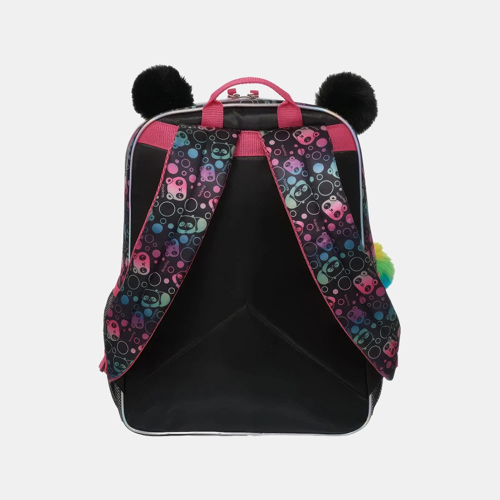 Mochila Infantil Panda Lantejoula - costas