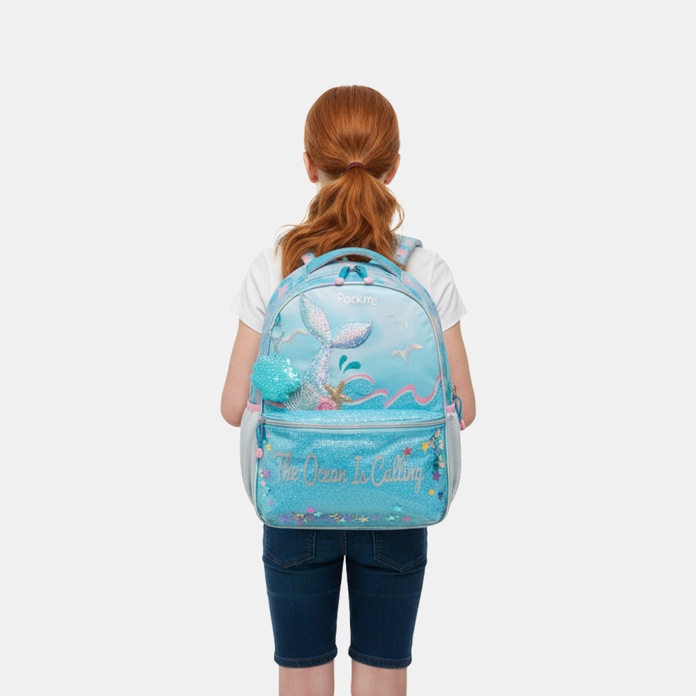 Mochila Infantil Sereia Azul - Pacific