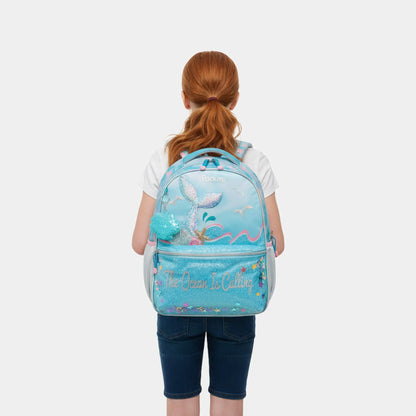 Mochila Infantil Sereia Azul - Pacific