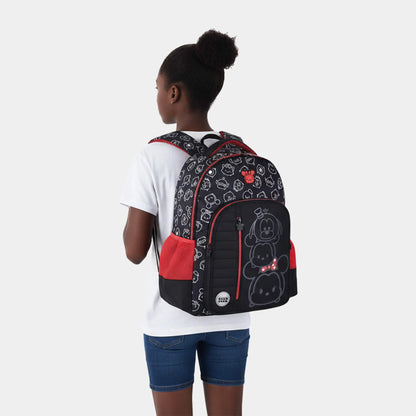 Mochila Juvenil Minnie Tsum Tsum Preta