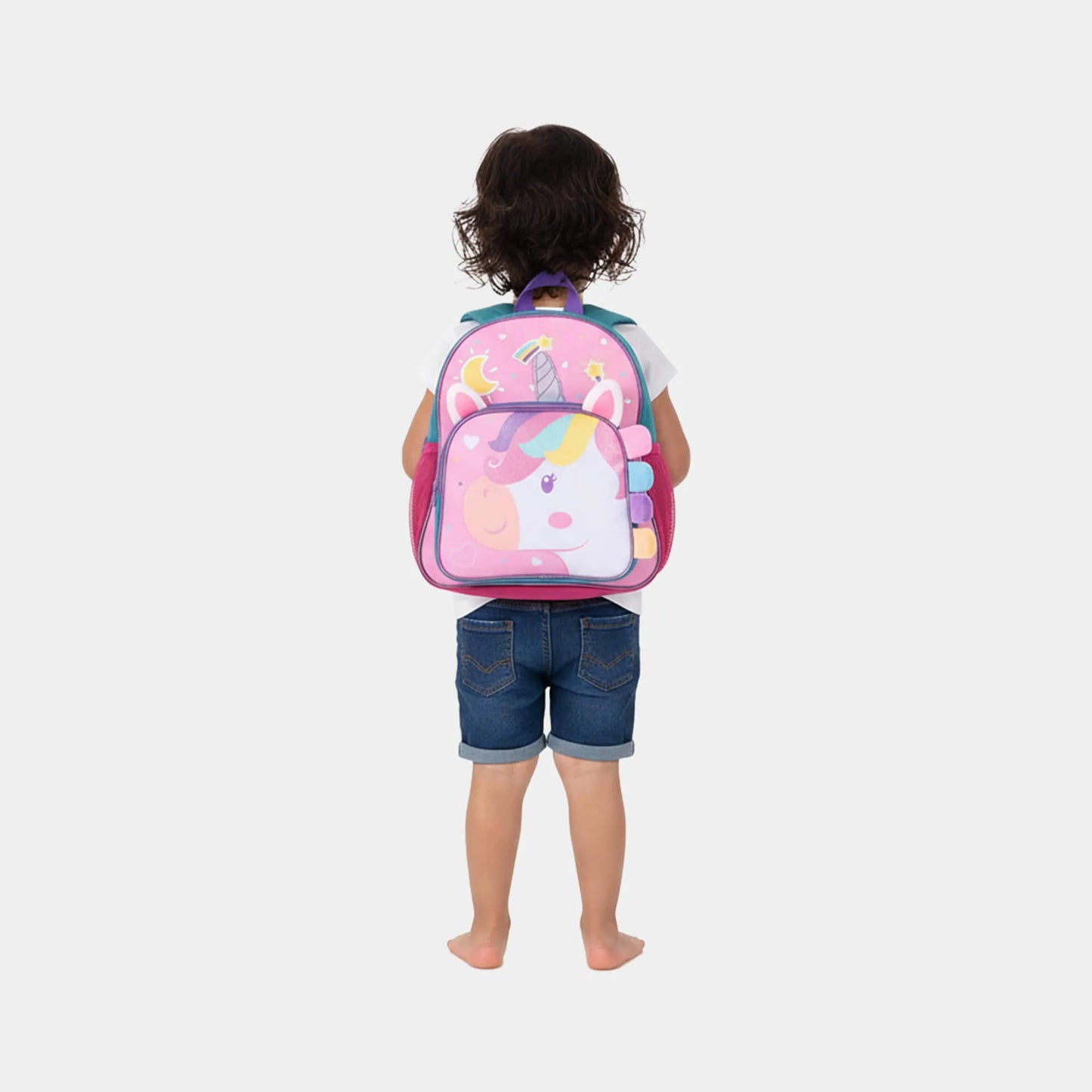 Mochila Baby Unicórnio Azul