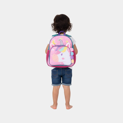 Mochila Baby Unicórnio Azul