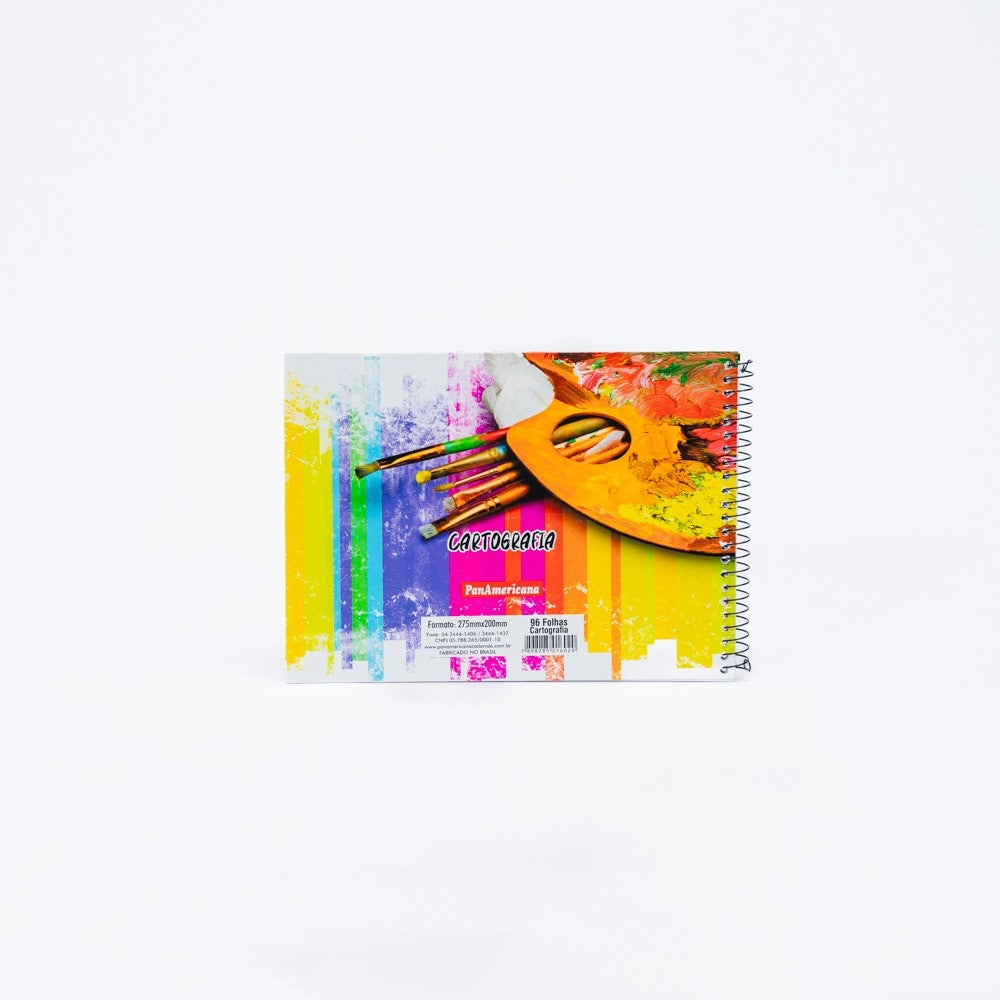 Caderno de Desenho Panamericana - 96 Folhas