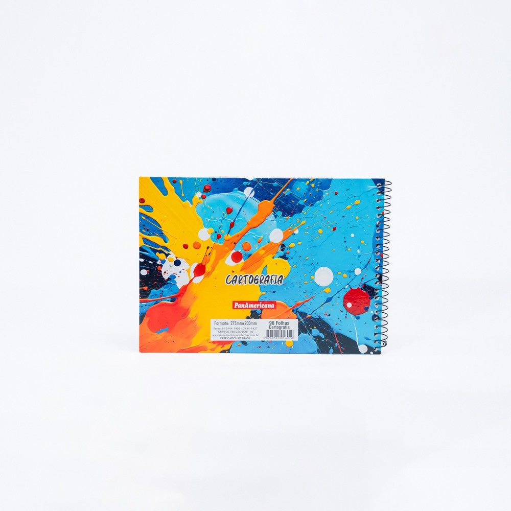 Caderno de Desenho Panamericana - 96 Folhas
