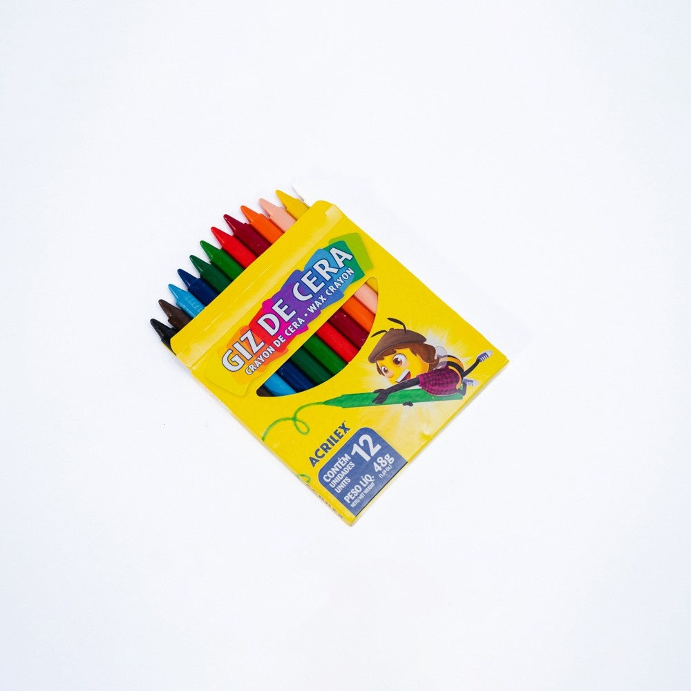 Giz de cera 12 cores – Acrilex