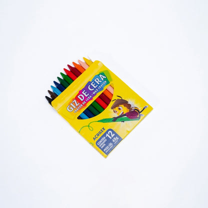 Giz de cera 12 cores – Acrilex