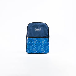 Mochila escolar Criarty - Azul Triângulo