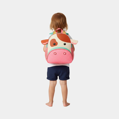 Mochila Baby Vaca Rosa