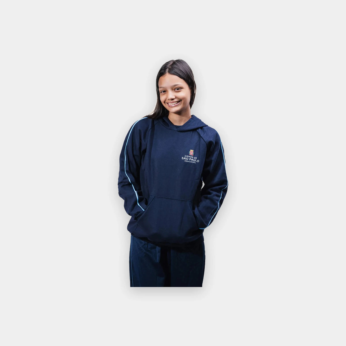 Descrição - Combo Sugestão Prefeitura - Uniforme Escolar Gola Branca