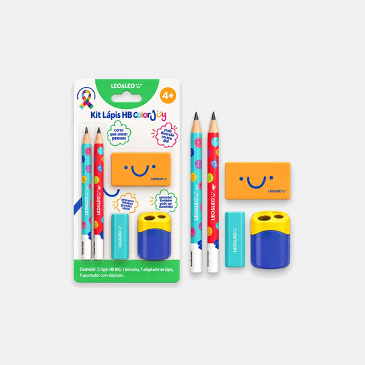 Kit Escolar Color Joy Leo&Leo