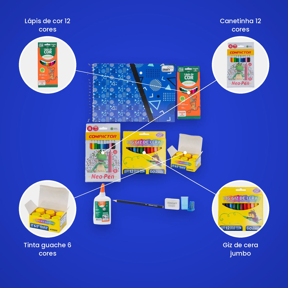 Ficha Técnica - KIT Mundo Colorido