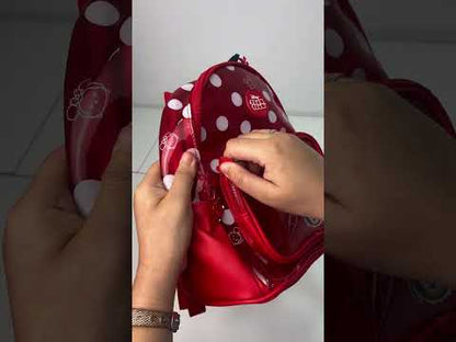 Mochila Baby Minnie Tsum Tsum Vermelha